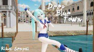 【MMD】Deep blue town【Motion download】
