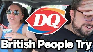 British People Try Dairy Queen for the first time