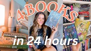 reading 1500 pages in 24 hours ⏳  READATHON CHALLENGE - new release books