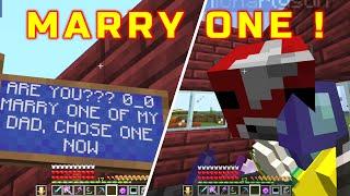 Richarlyson tries to make Badboyhalo marry one of his Dads NOW on QSMP Minecraft.