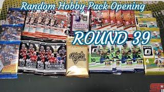 Random Football Card Hobby Pack Opening Round 39