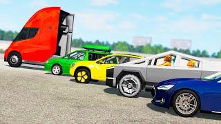 Electric Cars Competition #1 - Who is better? -  Beamng drive