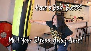 Have a Bad Boss? Melt Your Stress Away Here  有一个坏老板？在这里融化你的压力！