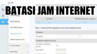 Batasi Jam Internet Indihome Huawei Hg8245h5