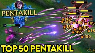 TOP 50 BEST LEAGUE OF LEGENDS PENTAKILLS OF 2020