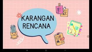 PANDUAN MENULIS KARANGAN RENCANA