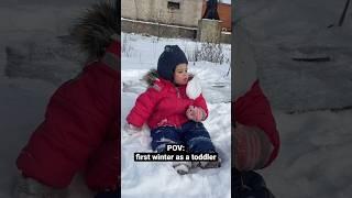 First winter as a toddler