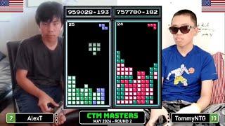 NOT LIKE THIS Alex T Tommy  May 24 Rd 2  Classic Tetris Monthly Masters