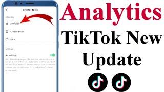 Tiktok Analytics New Update  Tiktok Analytics Update 2022  Tiktok Analytics Setting