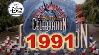 Walt Disney World  4th of July Spectacular  1991 Disney Great American Celebration  Magic Kingdom