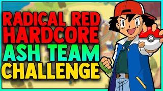 RADICAL RED 4.1 HARDCORE MODE BUT I ONLY USE ASHS POKEMON