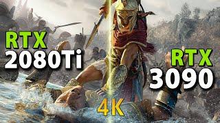 RTX 3090 vs  RTX 2080 Ti - OC  Test in 8 Games  4K