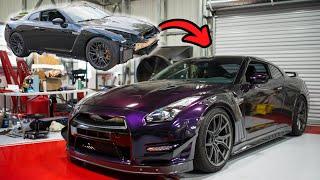 Rebuilding a R35 GTR in 17 Minutes *TRANSFORMATION*