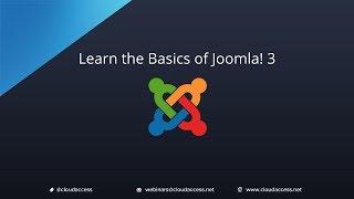 Learn the Basics of Joomla 3