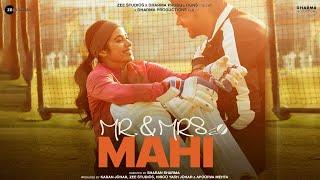 Mr. & Mrs. Mahi - Trailer  Rajkummar Rao  Janhvi Kapoor  Dharma Productions2