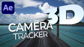 How to ATTACH images videos or text to walls & ground in After Effects - 3D camera tracking