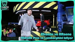 Elraenn ve RRaenee - MrBeast Hidrolik Pres vs Lamborghini İzliyor