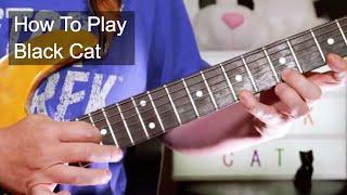 Black Cat Janet Jackson Guitar Lesson