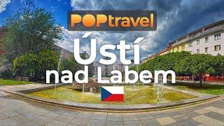 Walking in USTI NAD LABEM  Czech Republic - 4K 60fps UHD