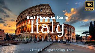 Italy 4k Scenic Relaxation Film Virtual Tour Video Ultra HD Relaxation film Italy Travel Video 4k