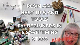 5 STEPS TIPS and BEST Tools for BEGINNERS Resin Art 2024