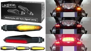 Dynamic LED Turn Signals + Brake Lights for Motorcycles