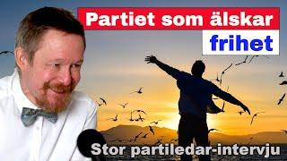 Partiet som älskar FRIHET – stor intervju