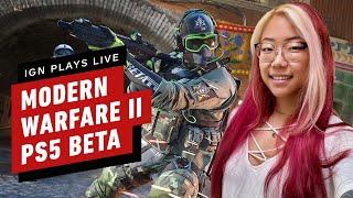 IGN Plays Live  Call of Duty Modern Warfare II PS5 Beta