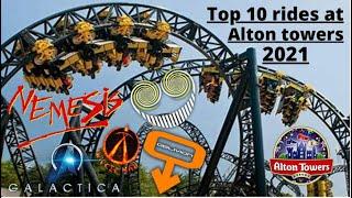 Top 10 roller coasters at Alton Towers 2022