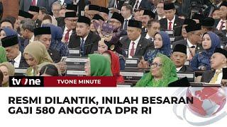 Tengok Gaji DPR RI 5 Tahun Pengabdian Uang Pensiun Seumur Hidup  tvOne Minute