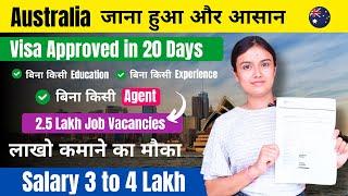 Australia  Free Work Permit Visa 2024  Processing Time 2 Weeks Only  Packing & Helper Jobs