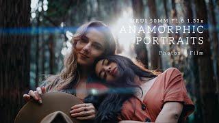 Cinematic PORTRAIT PHOTOGRAPHY & FILM on an ANAMORPHIC LENS  SIRUI 50mm f1.8  OLYMPUS EM1x