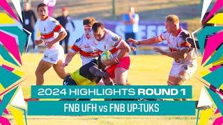 Round 1 HIGHLIGHTS FNB UFH vs FNB TUKS - 23 Feb 2024