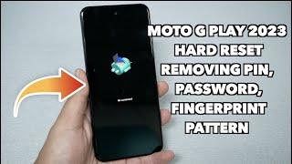 Moto G play 2023 How to Hard Reset Removing PIN Password Fingerprint pattern for metro by-t-mobile