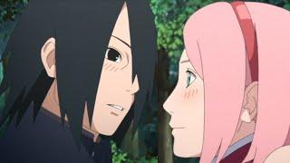 Sakura Wants to Kiss Sasuke in Front Of Sarada 