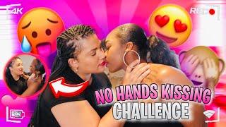 NO HANDS KISSING CHALLENGE‼️ LIPSTICK EDITION  ***WATCH***