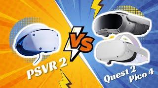 PSVR 2 vs. Pico 4  Quest 2 - Welche VR Brille für VR Einsteiger? VR Kaufberatung