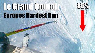 Le Grand Couloir Ski Run Done by Intermediate Skier Hardest In Europe