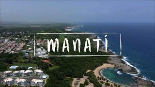 Manatí Playa Mar Chiquita  Puerto Rico   4K Drone Video