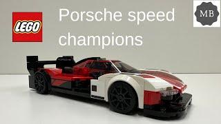 Lego speed champions 76916 Porsche 963stop motion build - Motion Bricks