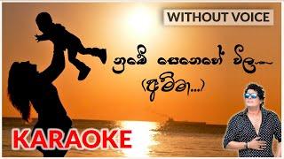 Nube Senehe Wila Amma  Karaoke Version  Without Voice  නුඹේ සෙනෙහේ විල අම්මා  Namal Udugama