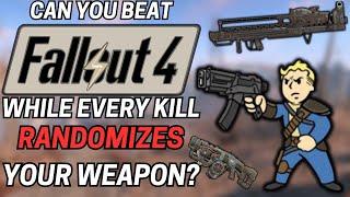 Can You Beat Fallout 4 With GUN GAME? First Time Playing