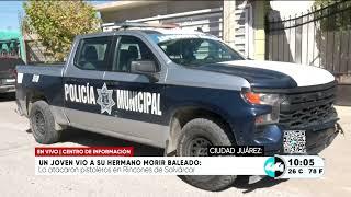 Un joven vio a su hermano morir baleado