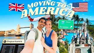 MOVING TO AMERICA  ORLANDO FLORIDA TRAVEL DAY VLOG 2024 