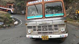 Lorry Drivers straggling to Turning  Dhimbam Ghat Road  World Best Drivers  Amazing Video
