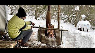 ️Kar Huzur Veriyor Dağda 3 gün 2 gece ️Snow gives peace I stay 3 days and 2 nights