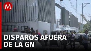 Se registra ataque armado en comandancia de la Guardia Nacional de Tijuana