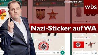 Nazi-Sticker bei WhatsApp – Das droht euch  Nutzerfragen RA Christian Solmecke