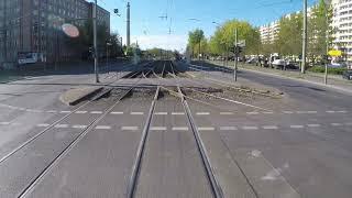 Berliner Führerstandsmitfahrt Linie 27 Weißensee Pasedagplatz - Krankenhaus Köpenick GT6N-ZR