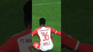 Noël Aséko Nkili scores against Borussia Dortmund  #bayernmunich #eafc24 #shorts